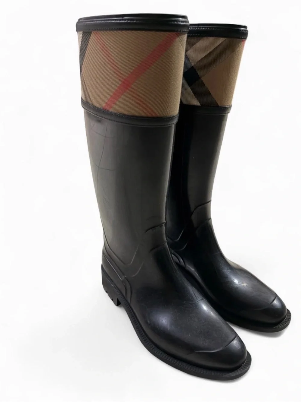 Burberry — Nova check Rubber Rain-boot #683